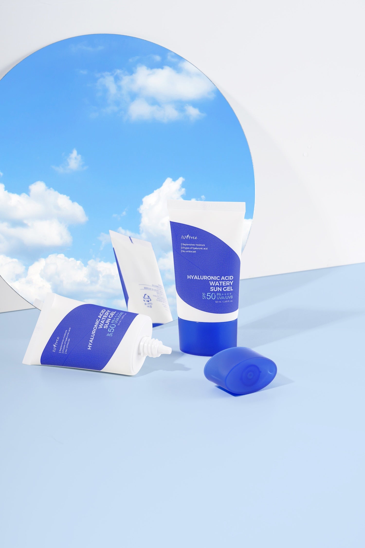 Isntree Hyaluronic Acid Watery Sun Gel 50ml Korean sunscreen product image