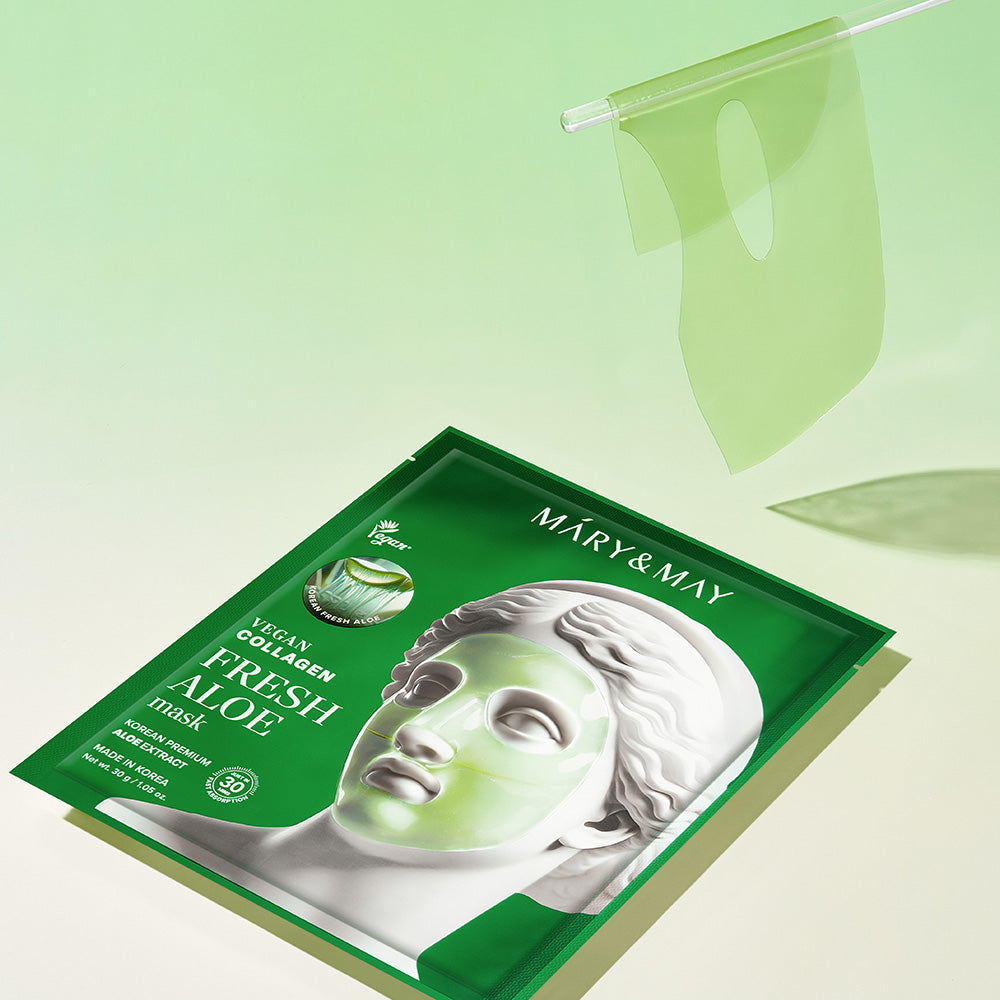 Mask being peeled away from protective film