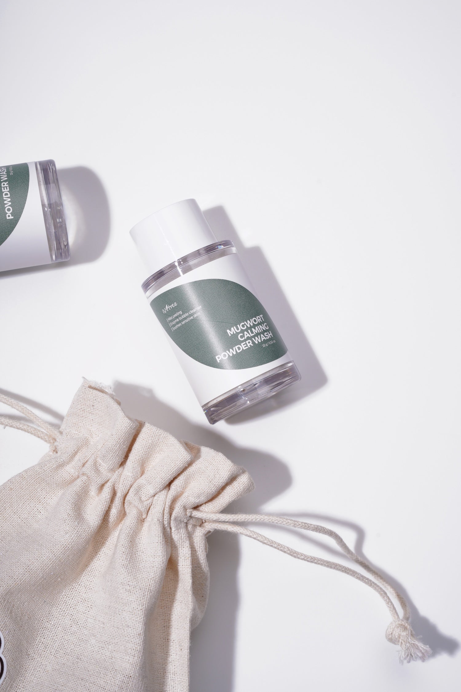 Isntree Mugwort Calming Powder Wash 15g Korean cleanser product image