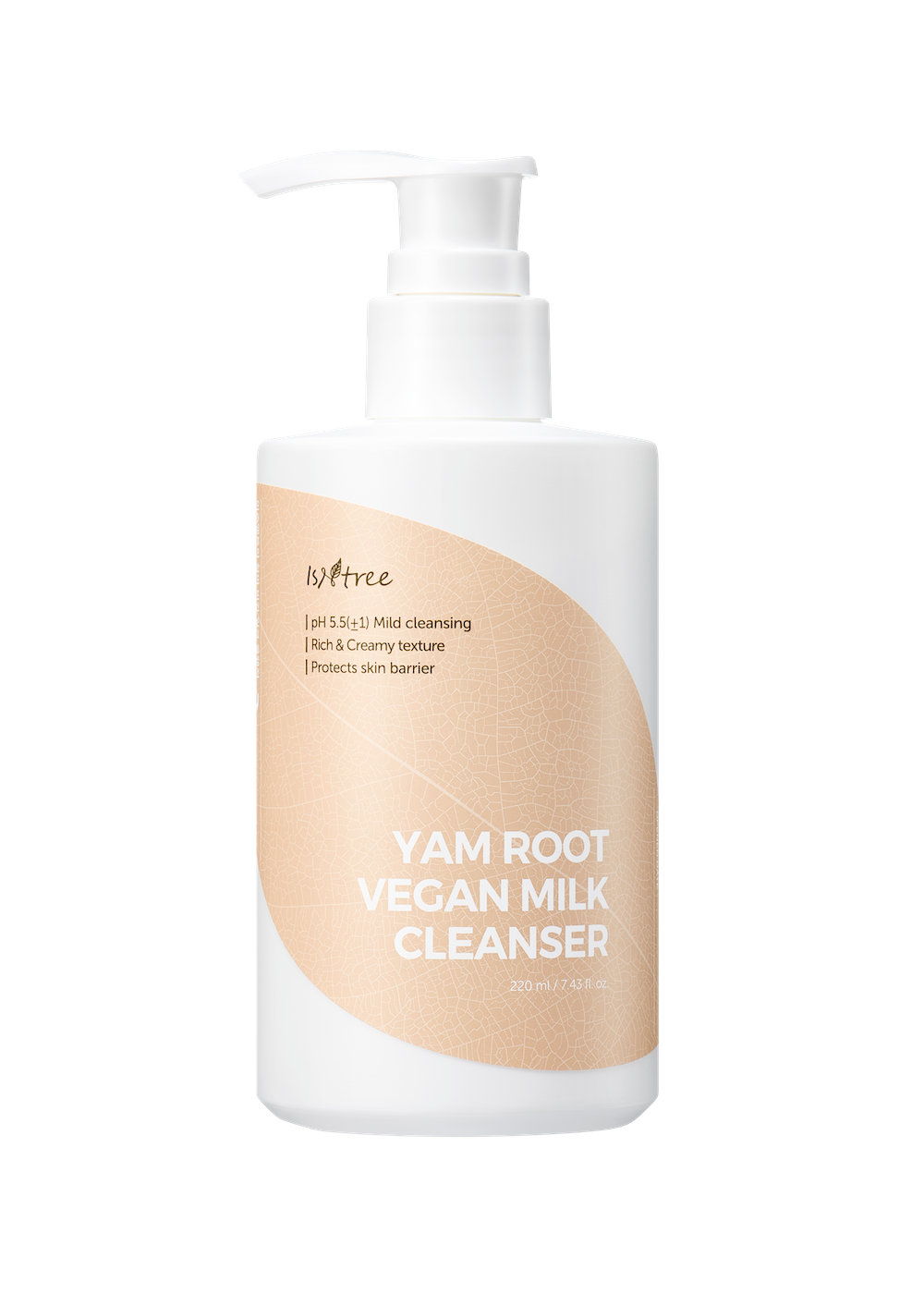 Cleanser being massaged into dry skin before emulsifying