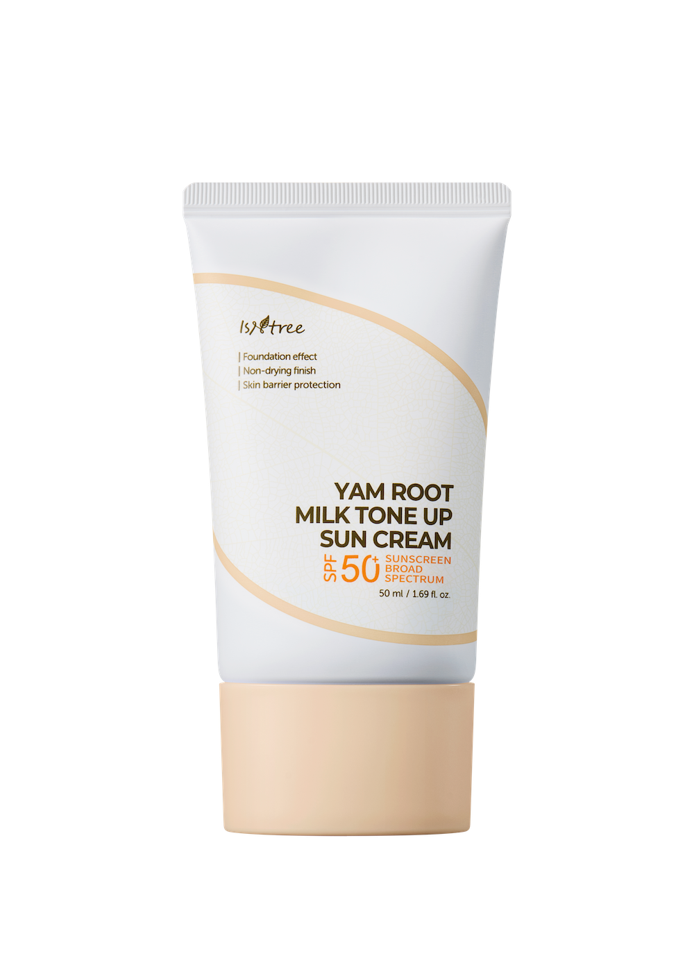 Isntree Yam Root Milk Tone Up Sun Cream 50ml Korean sunscreen product image