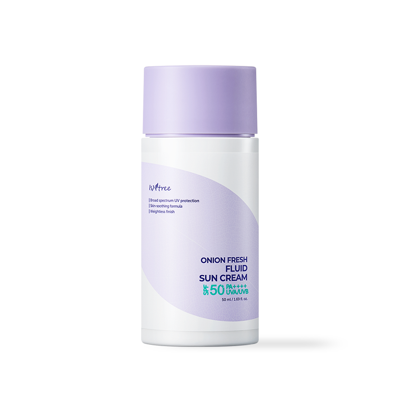 Isntree Onion Fresh Fluid Sun Cream 50ml Korean sunscreen product image