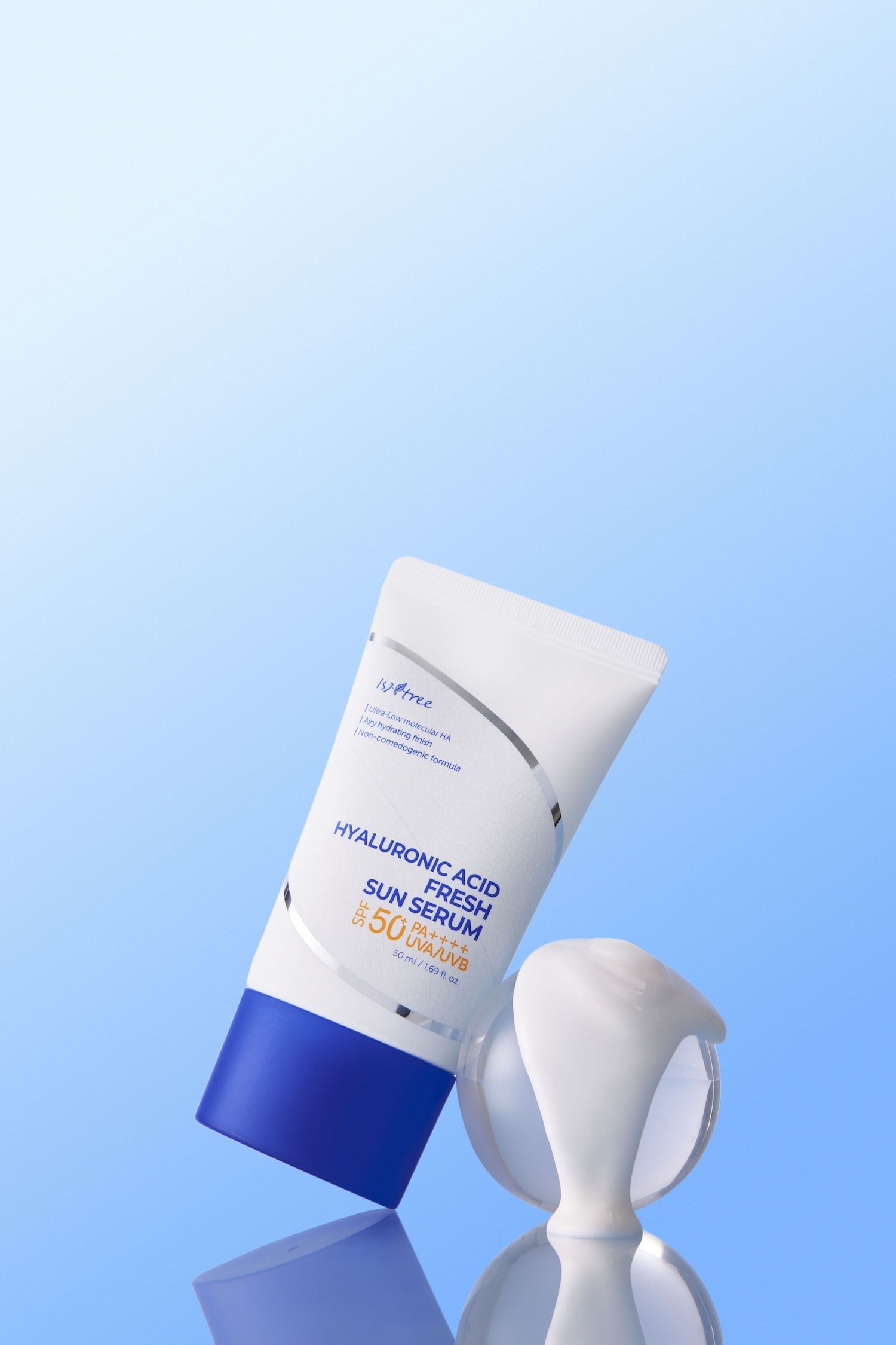 Isntree Hyaluronic Acid Fresh Sun Serum 50ml Korean sunscreen product image