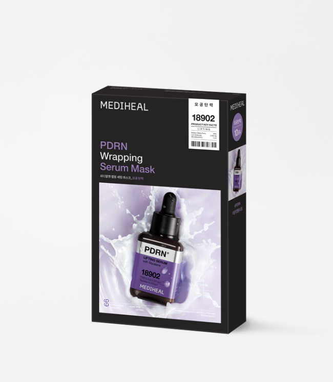 MEDIHEAL PDRN Wrapping Serum Mask Sheet Pore Tightening 10ea Korean serum product image