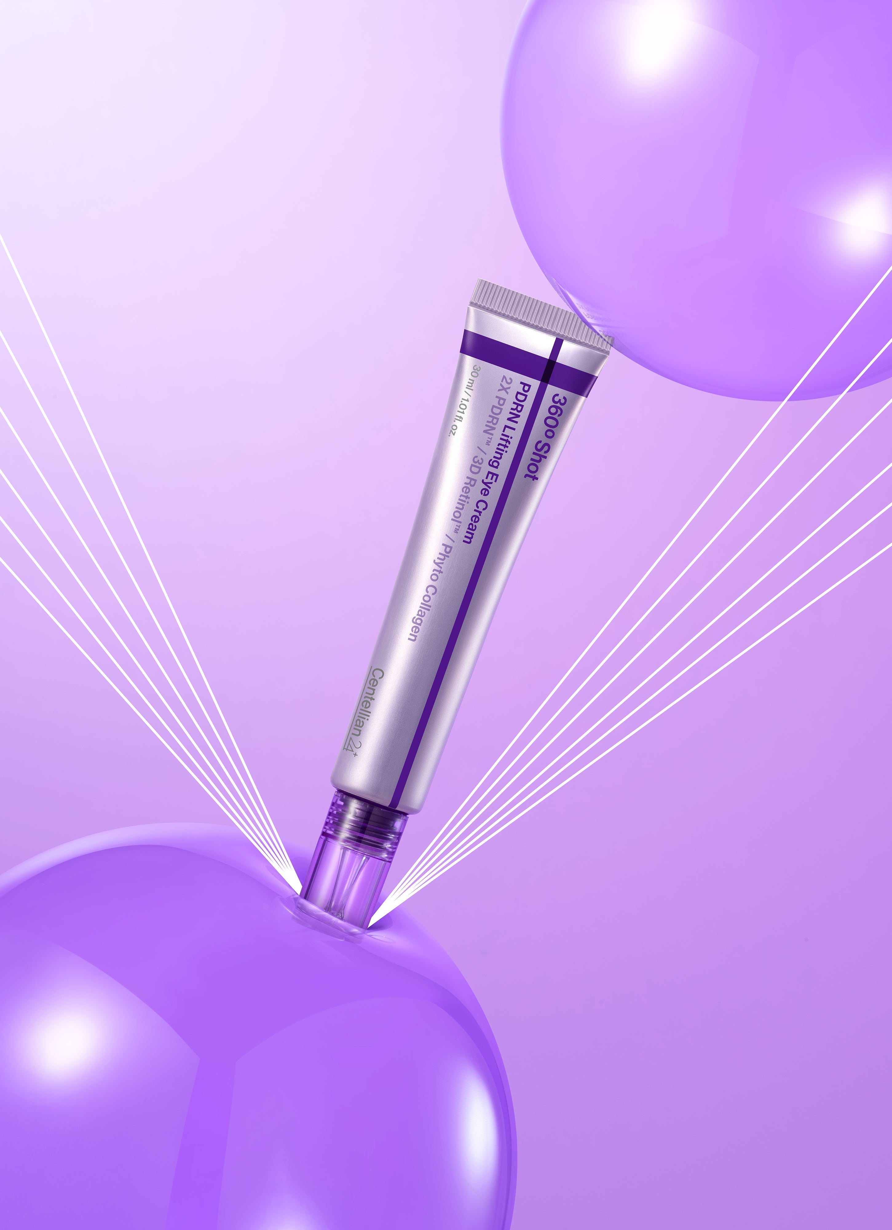 Centellian24 PDRN Eye Cream applied around eye area