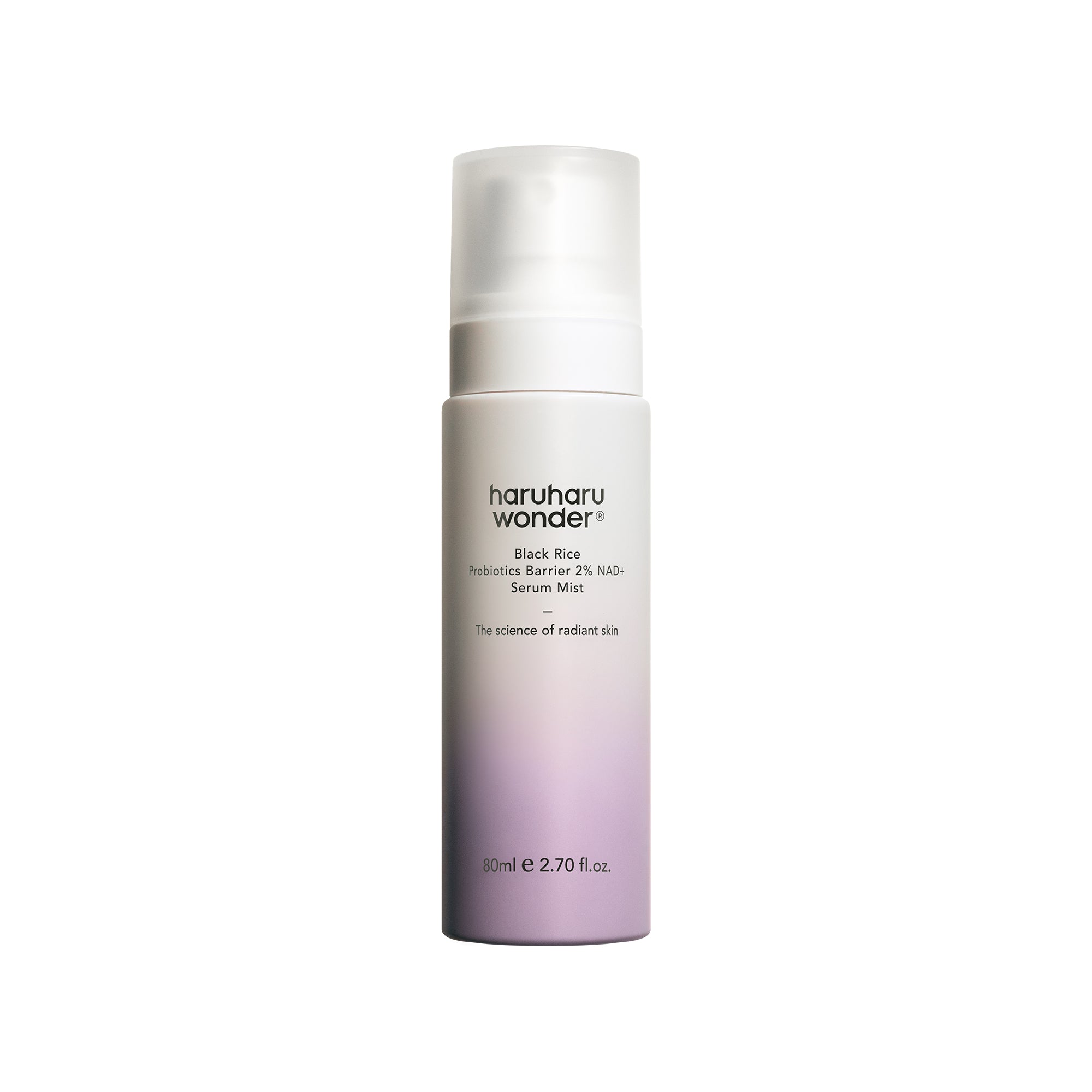 Haruharu Wonder Black Rice Probiotics Barrier 2% Nad + Serum Mist 80ml Beauty Supplement Daily Beauty Care Korean serum