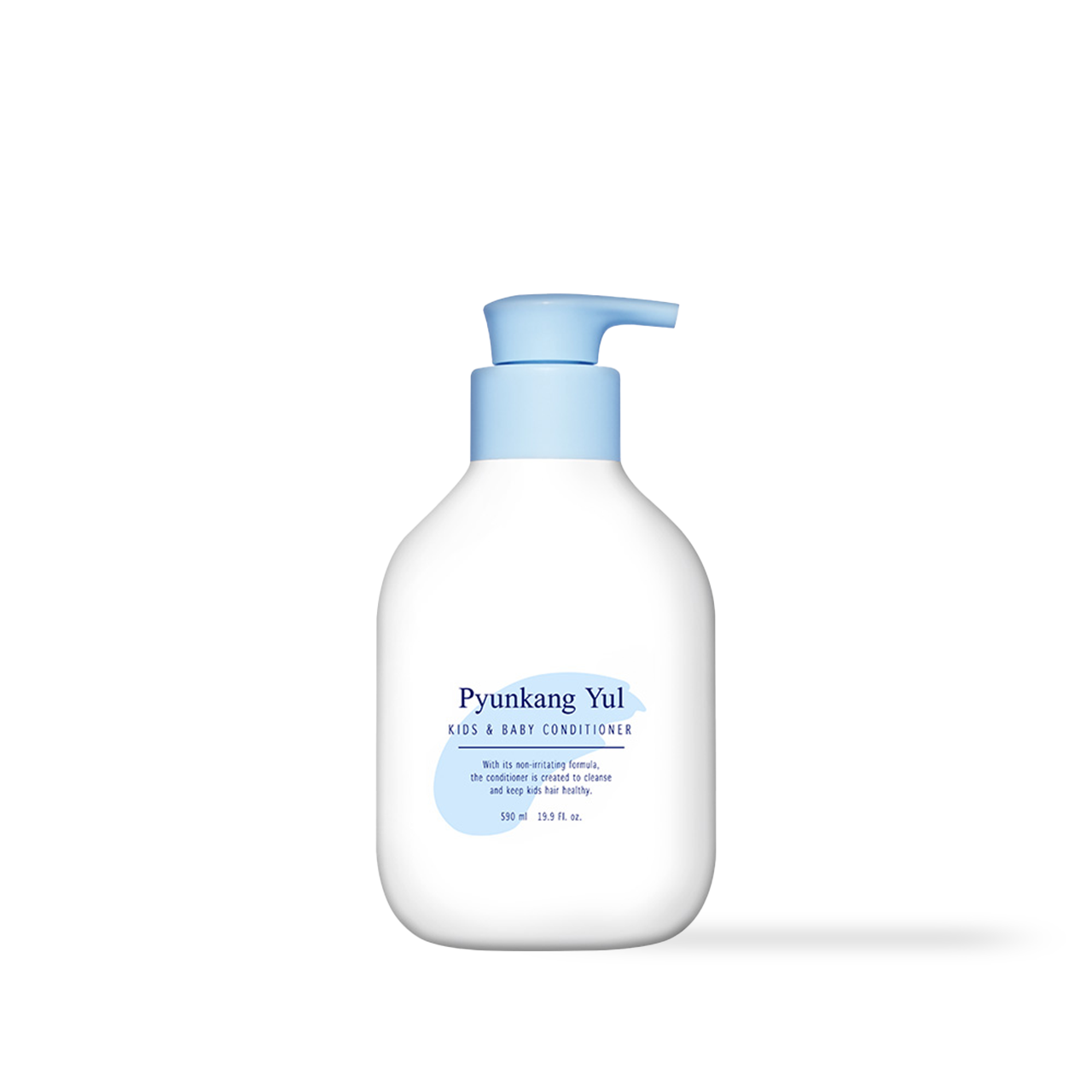 the flip-top cap on the Pyunkang Yul Baby Powder Conditioner bottle