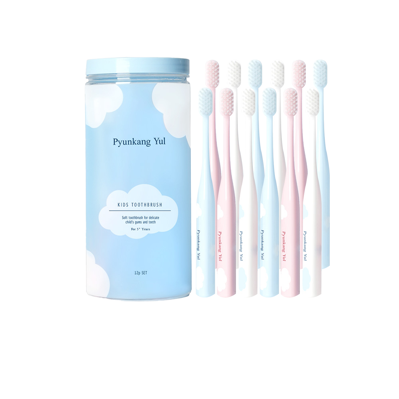 Pyunkang Yul Kids Toothbrush 12ea Korean children's toothbrush product image