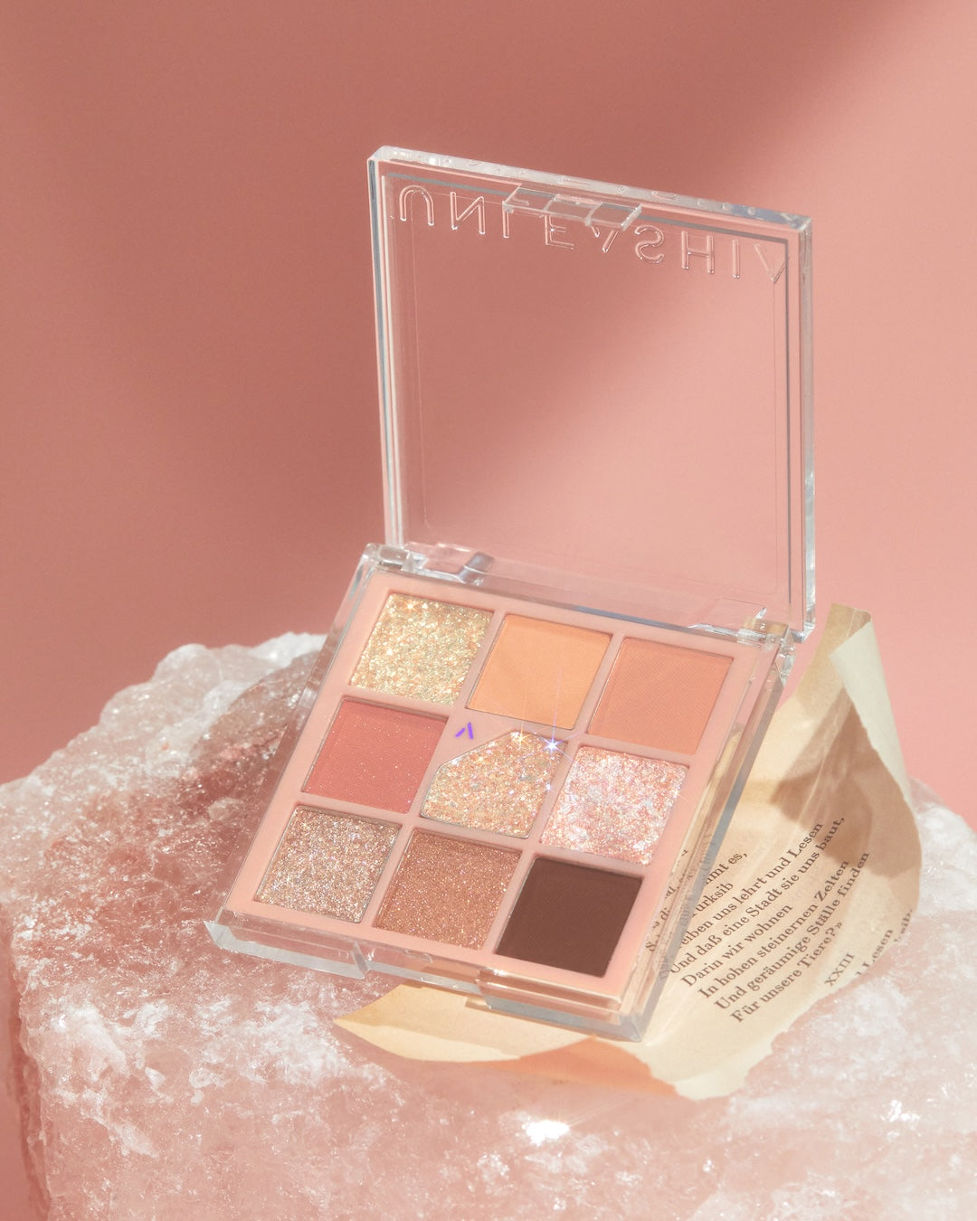 UNLEASHIA Glitterpedia Eye Palette No.3 All of Coralpink 6.6g