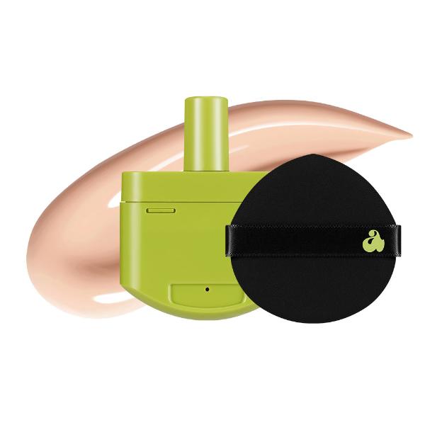 UNLEASHIA Satin Wear Healthy-Green Cushion Re-Feel 15g - 21 Colors - 14N Rosy Cheeks