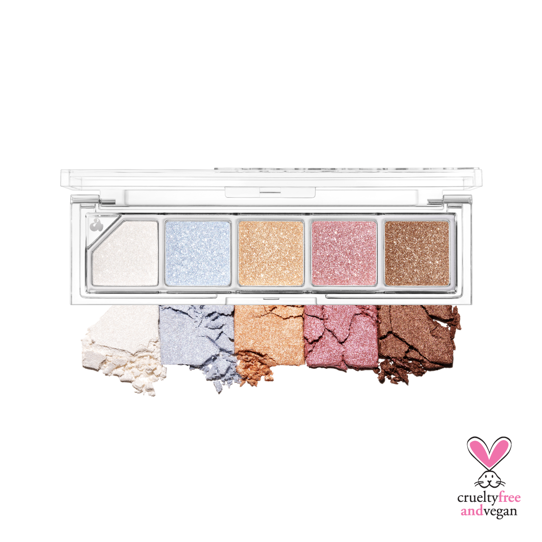 Unleashia Mood Shower Face Palette Ballerina & Ballerino - Unleashia Makeup Palette product image