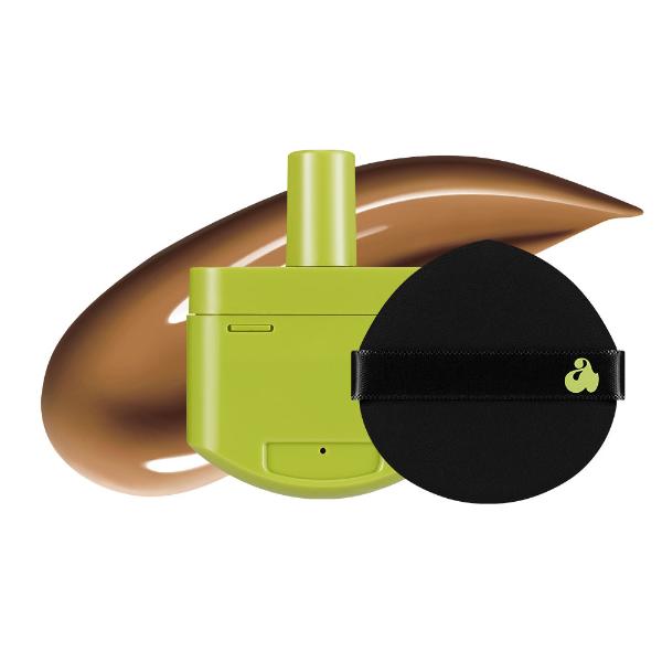 UNLEASHIA Satin Wear Healthy-Green Cushion Re-Feel 15g - 21 Colors - 35N Toffee