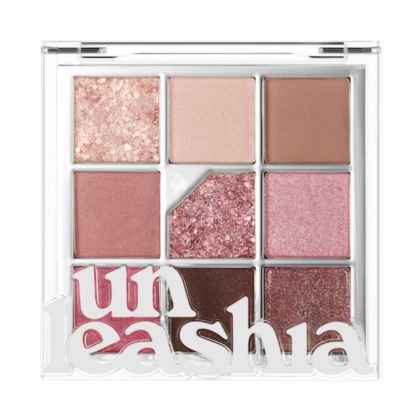UNLEASHIA Glitterpedia Eye Palette No.5 All of Dusty Rose 7.6g - Default