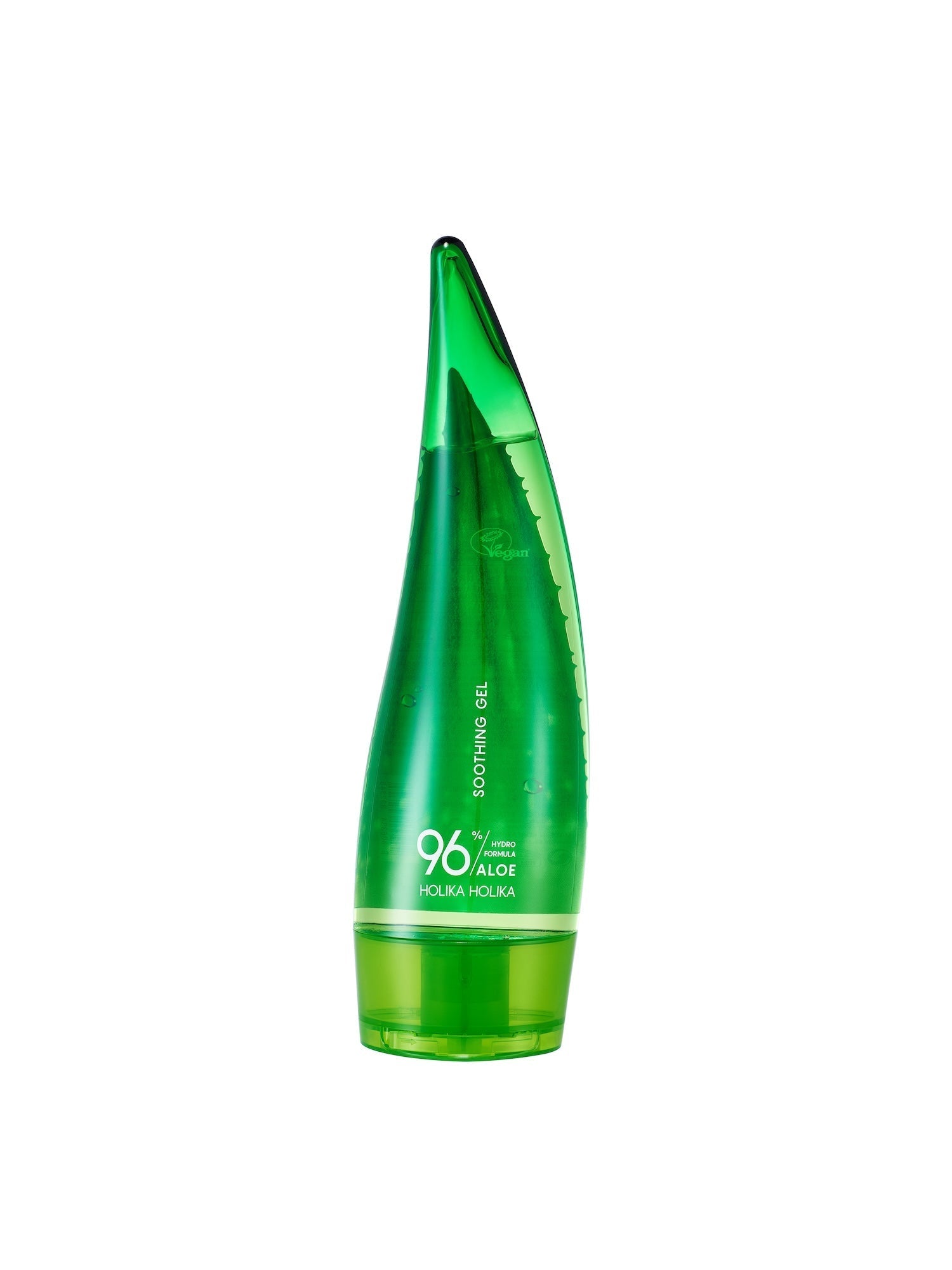 Holika Holika Aloe 96 Soothing Gel packaging, cooling gel for face and body