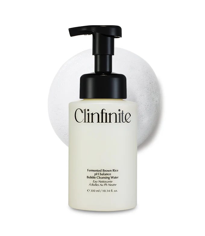 Clinfinite Fermented Rice Mild Acidic Bubble Cleansing Water 300ml Korean cleanser glow care