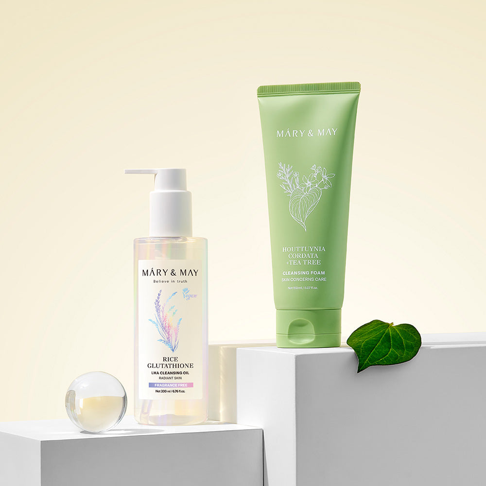 Mary&May Houttuynia Cordata + Tea Tree Cleansing Foam 150ml Korean cleanser product image
