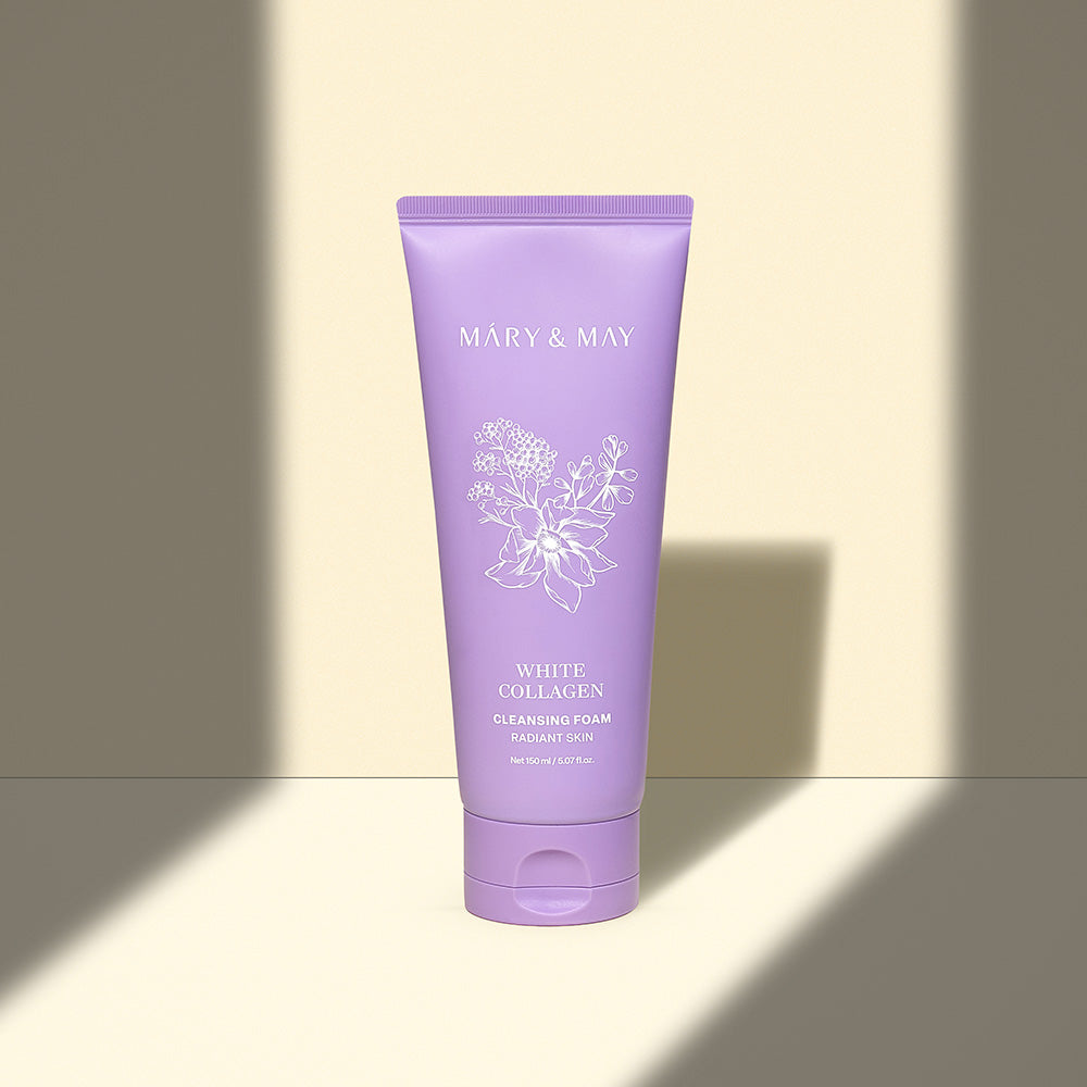 Mary&May White Collagen Cleansing Foam 150ml Korean cleanser product image