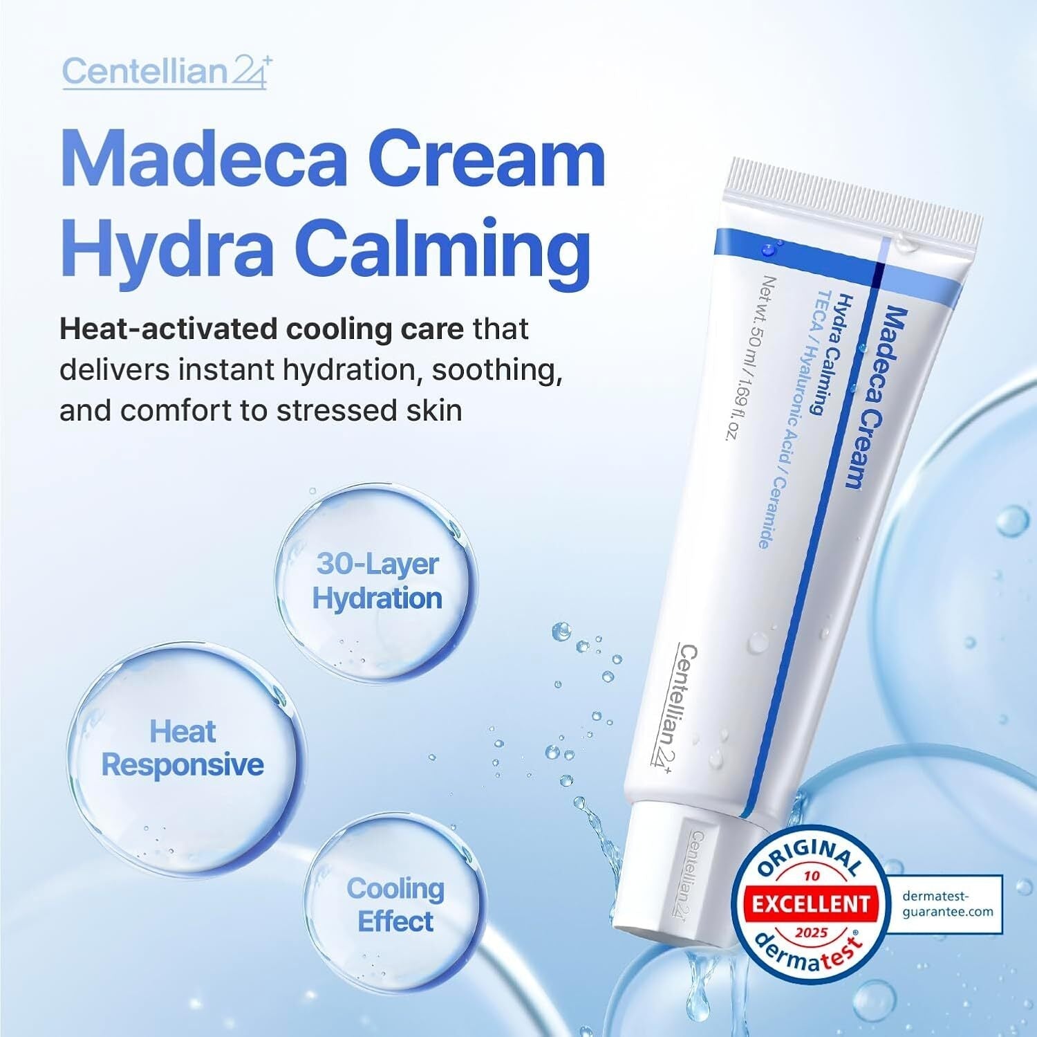 Centellian24 Hydra Calming Cream lid open