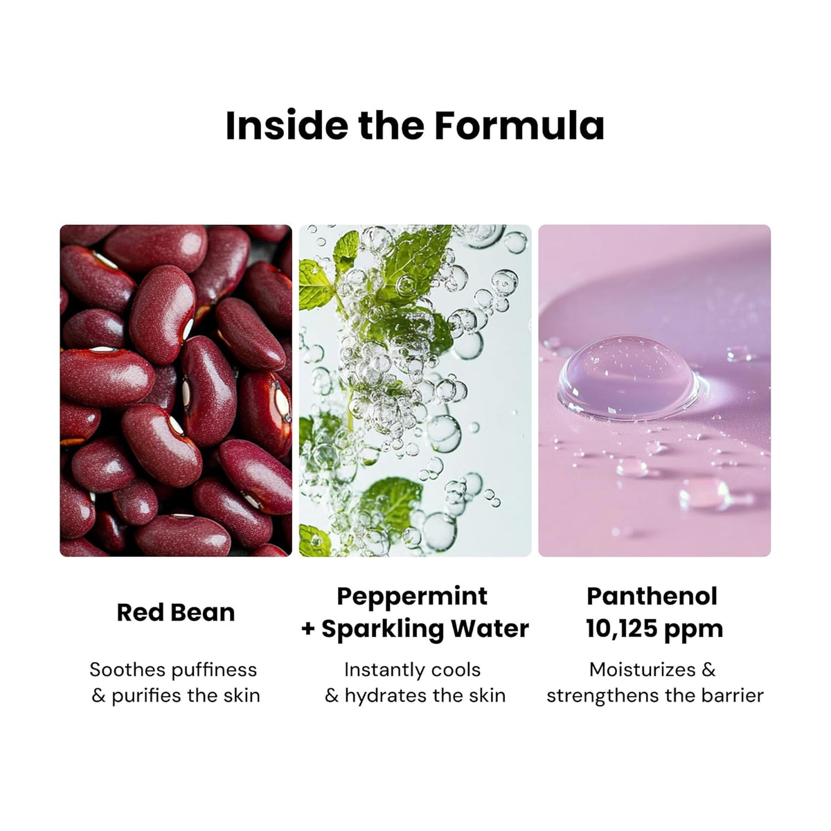 PO:DL Red Bean Panthenol Coolfit Gelfting Mask (4ea) ( + Special Gift)