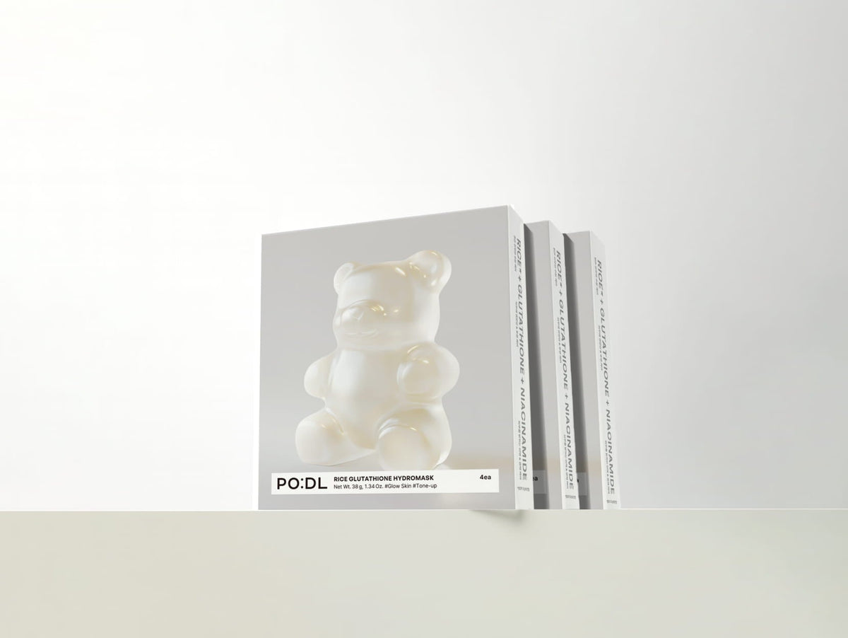 PO:DL Rice Glutathione Hydrogel Mask (4ea) ( + Special Gift)