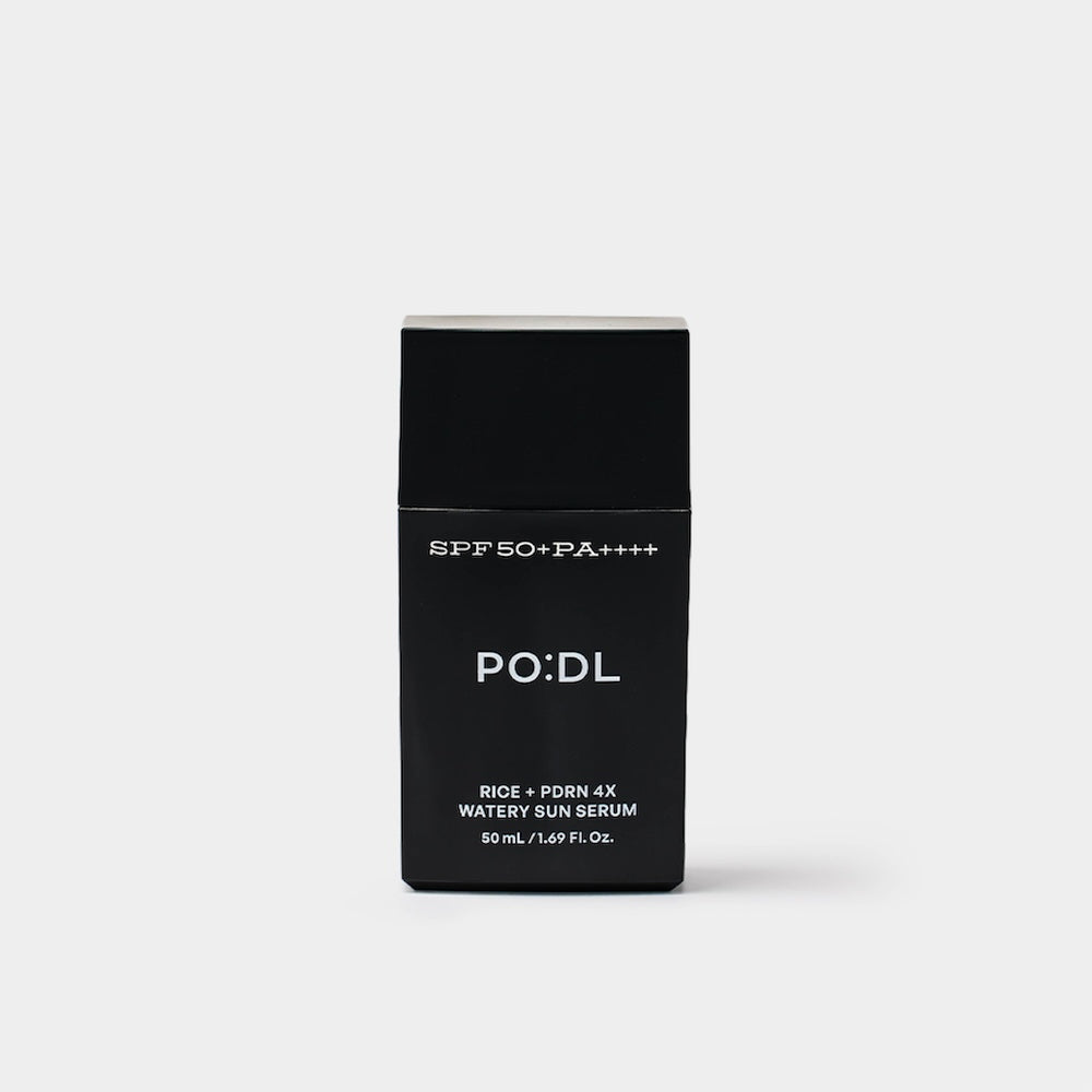 PO:DL Rice PDRN 4X Watery Sun Serum 50ml Korean sunscreen product image