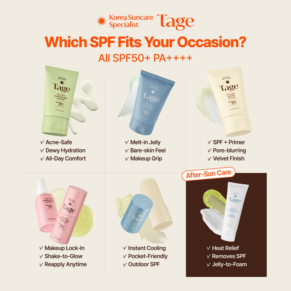 Tage Cica-Tree Cooling Jelly to Foam Cleanser 120ml