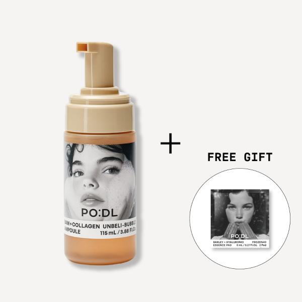 PO:DL Bam Collagen Unbeli Bubble Ampoule 115ml ( + Special Gift) - 115ml, 2pcs