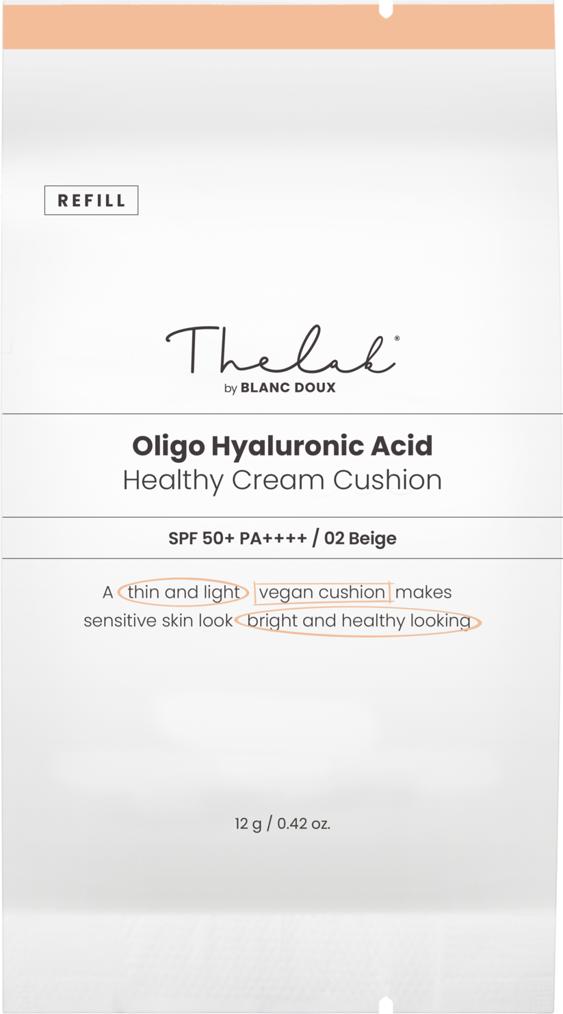 THE LAB by BLANC DOUX Oligo Hyaluronic Acid Healthy Cream Cushion Refill - 2 Colors