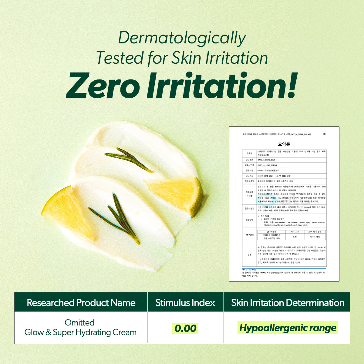 Omitted Fresh Lime Ultra-Light Hydrating Sunscreen 50ml