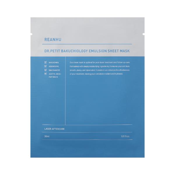 Dr.Pepti Reanhu Bakuchiol Emulsion Sheet Mask 30ml 10ea