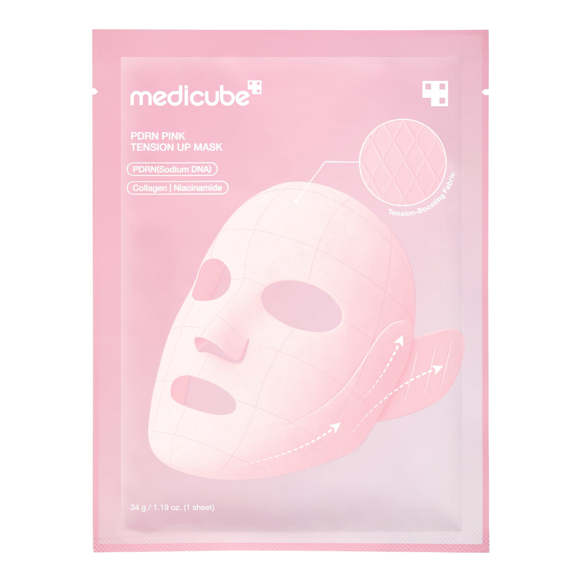 Medicube PDRN Pink Lift Up Mask Set 34g x 4ea