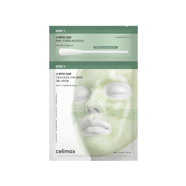 celimax Ji Woo Gae Cica PHA Peel 2-Step Gel Mask 1ea