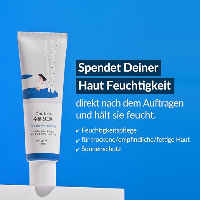 ROUND LAB Birch Juice Moisturizing Sunscreen SPF50 PA++++ (50 ml)