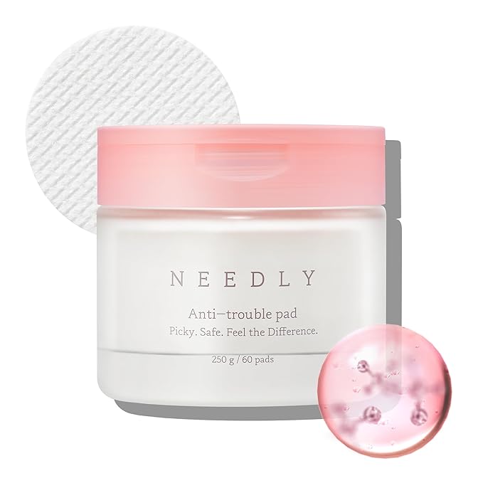 Needly Anti-Trouble Pad – Exfoliating Toner Pads for Acne-Prone Skin