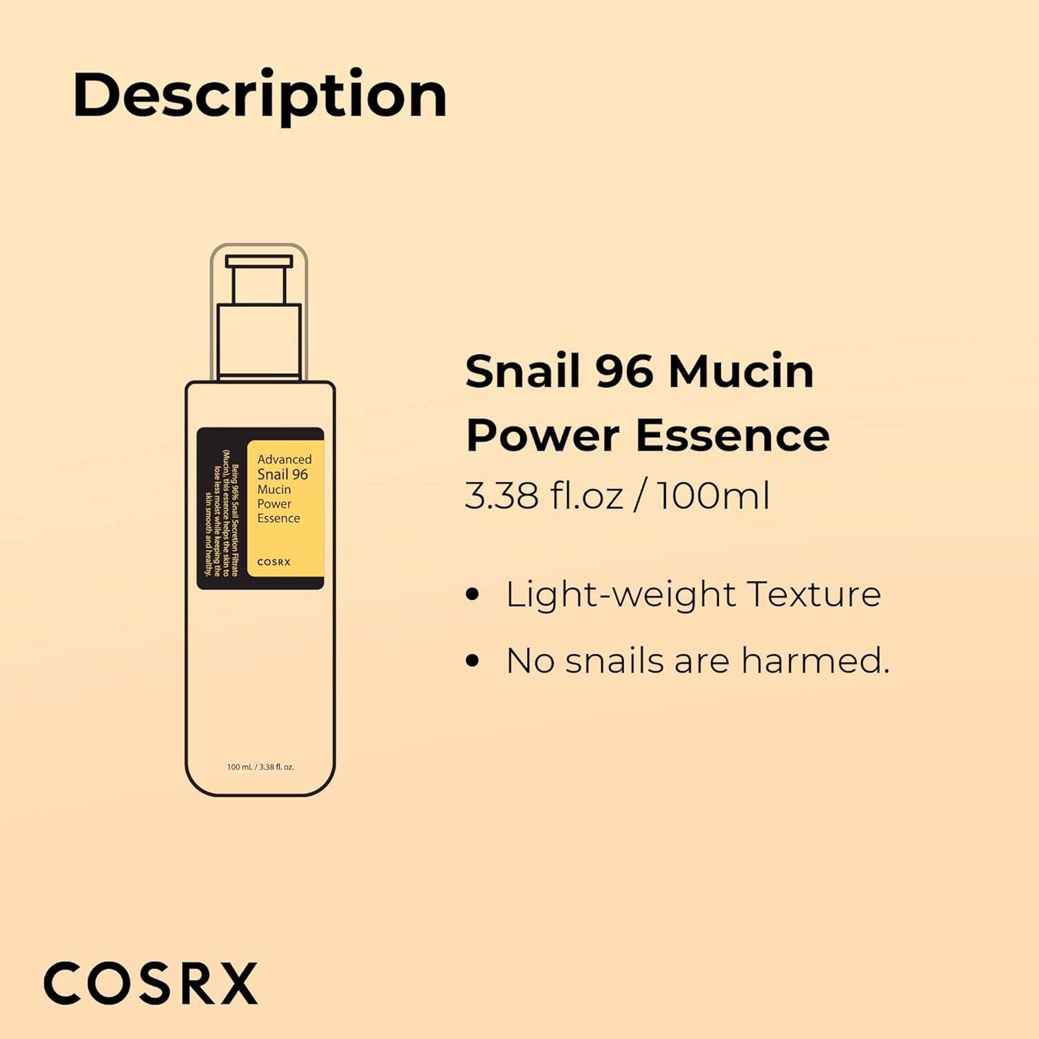 Cosrx Advanced Snail 96 Mucin Power Essence 100ml