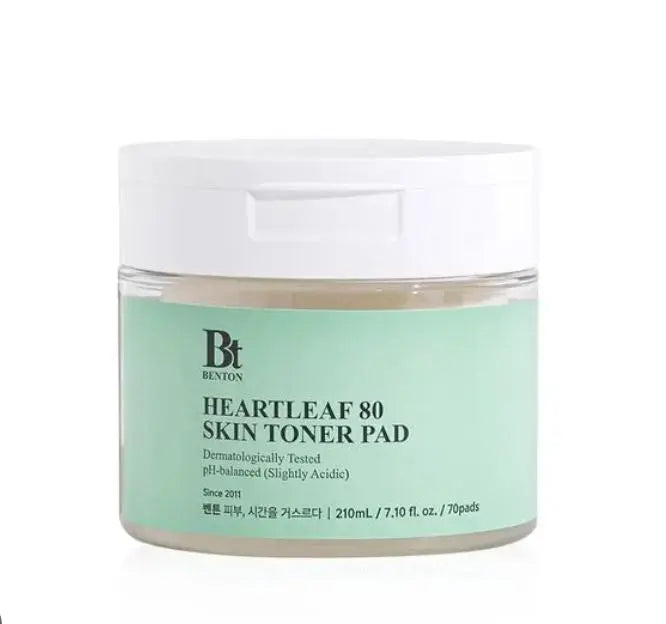 [benton] Heartleaf 80 Skin Toner Pad 210g / 70pcs - Enrapturecosmetics