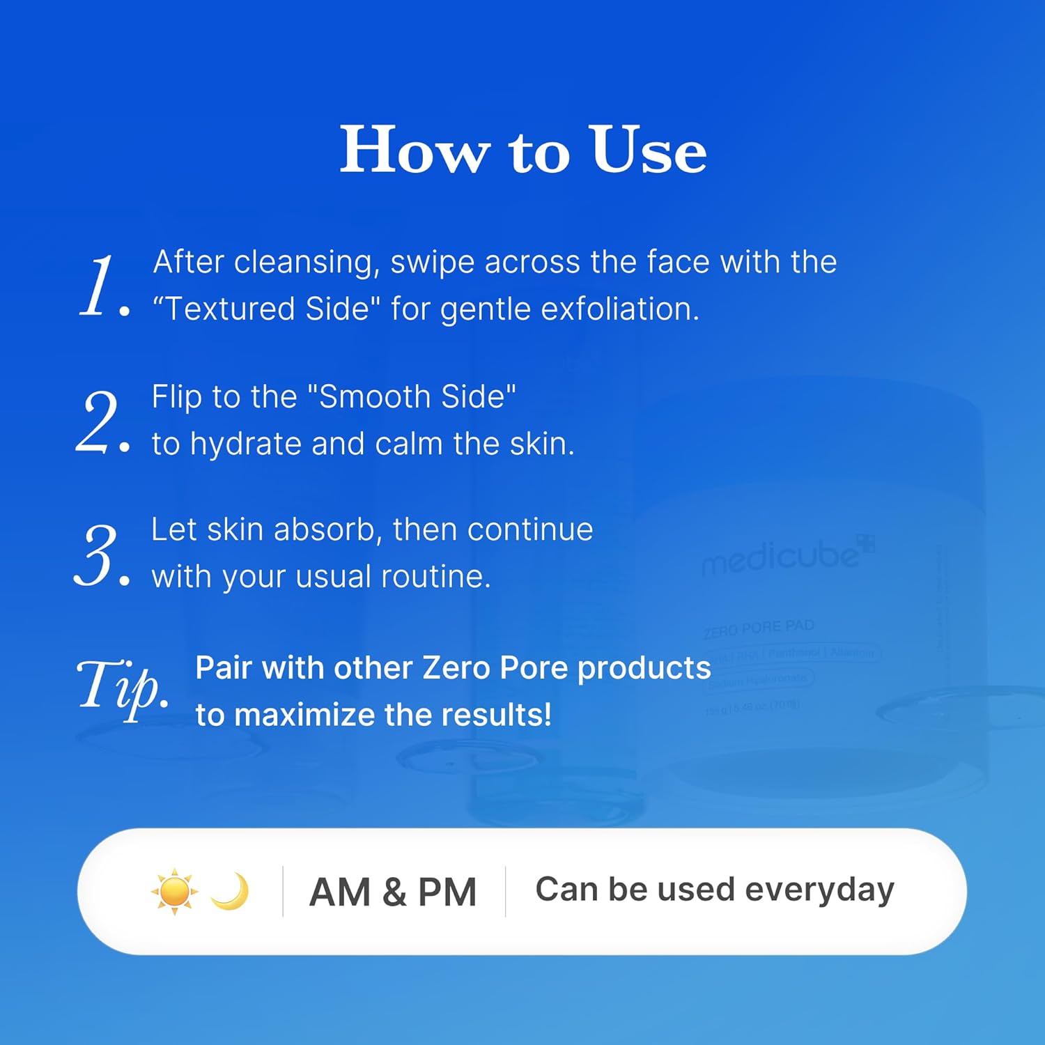 How to Use Medicube Zero Pore Pads 2.0 – Step-by-Step Exfoliation and Toning Guide