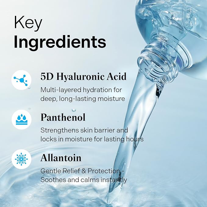 Torriden Dive in Toner 300ml (10.14 fl. oz.) | pH Balancing Facial Toning Water for Dry Skin | Hyaluronic Acid, Panthenol, Allantoin