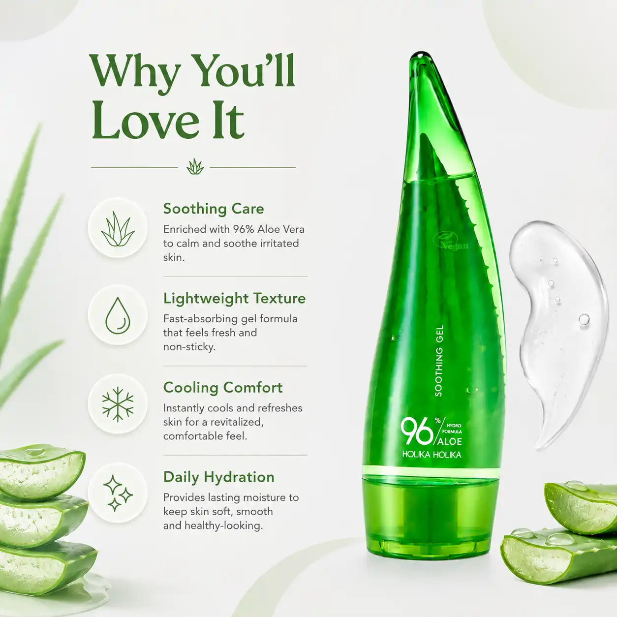Holika Holika Aloe Hydro Formula 96% Soothing Gel