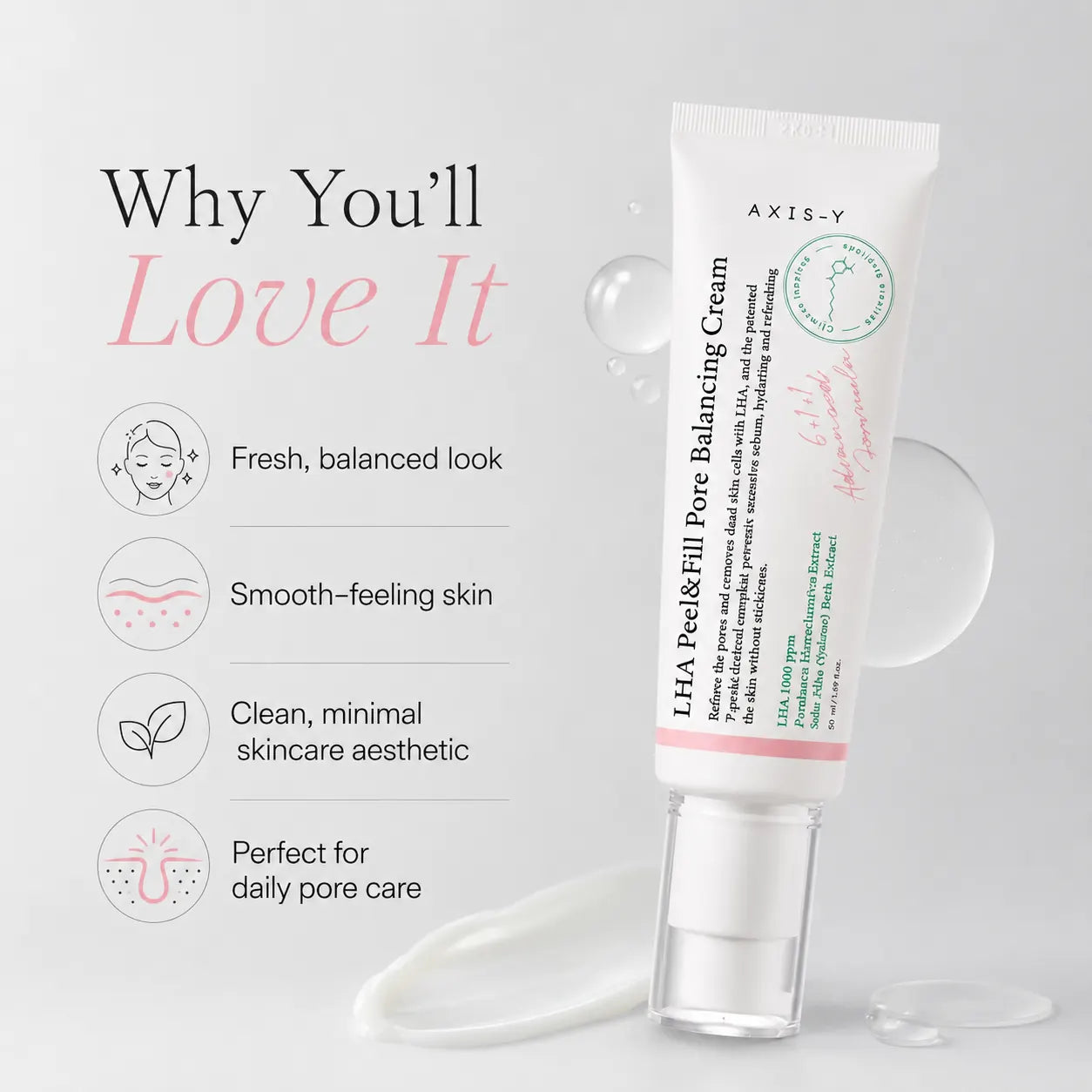 AXIS-Y LHA Peel&fill Pore Balancing Cream 50ml