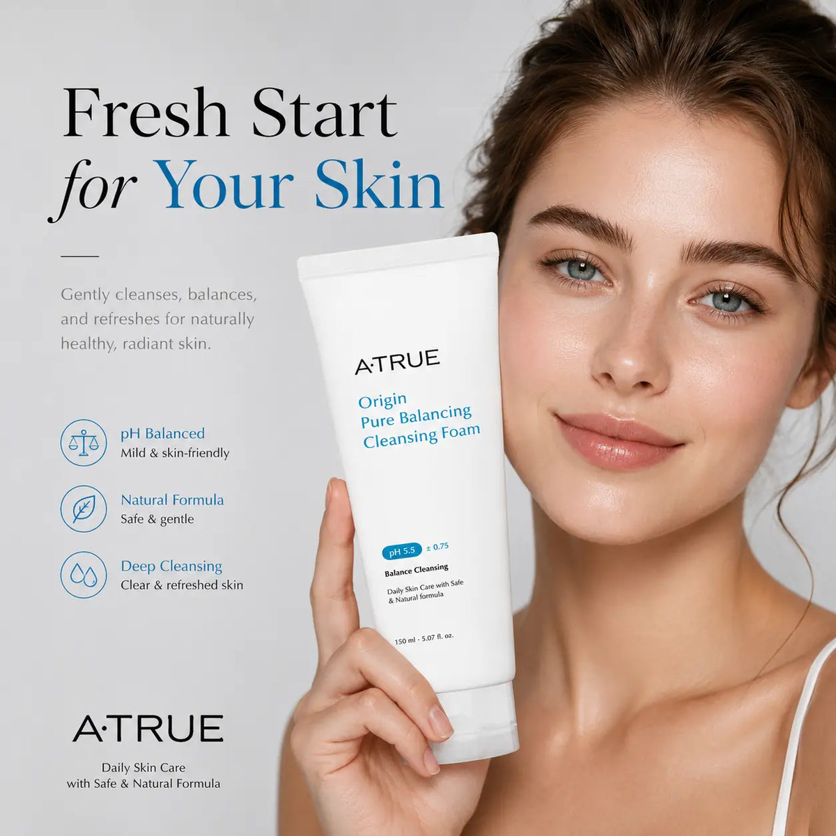 Atrue Origin Pure Balancing Cleansing Foam 150ml