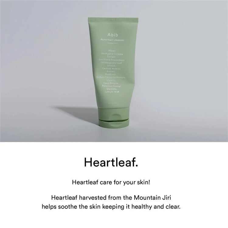 [Abib] Acne foam cleanser Heartleaf foam - 150ml - Enrapturecosmetics