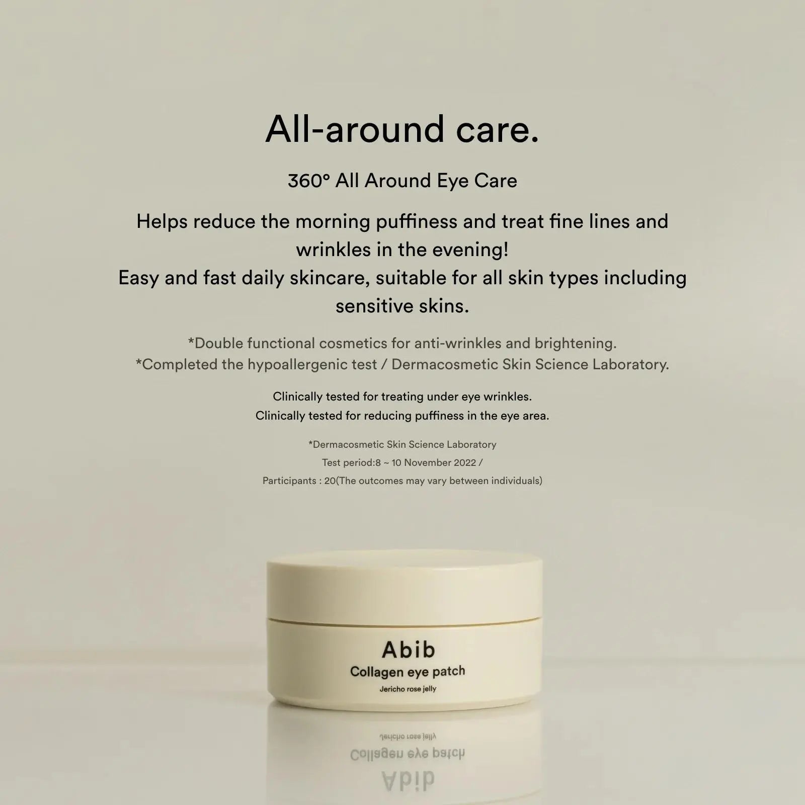 [Abib] Collagen eye patch Jericho rose jelly 60ea 90g - Enrapturecosmetics