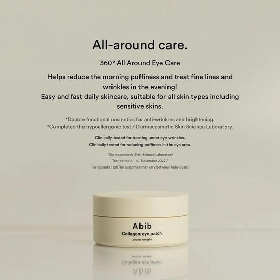 [Abib] Collagen eye patch Jericho rose jelly 60ea 90g - Enrapturecosmetics