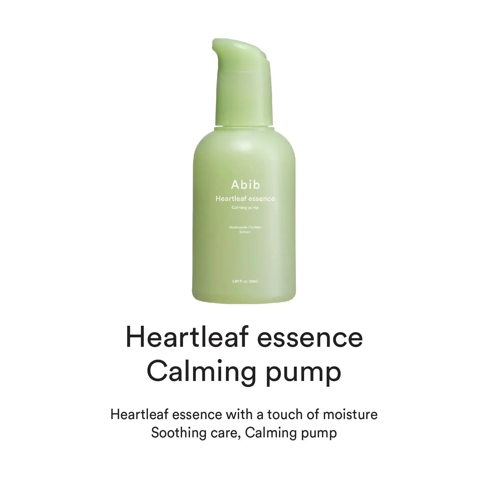 [Abib] Heartleaf essence Calming pump - 50ml - Enrapturecosmetics