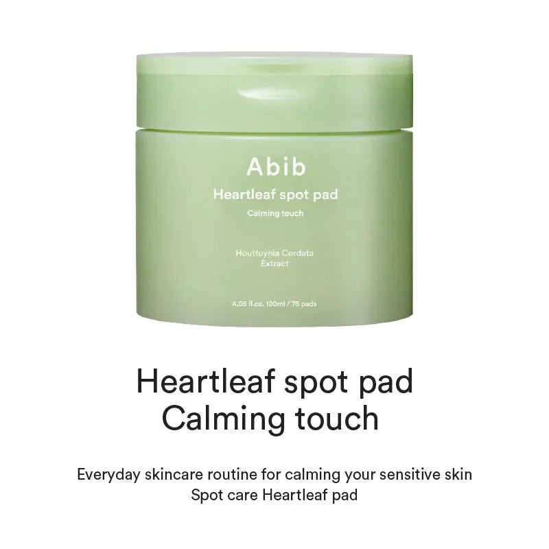 [Abib] Heartleaf spot pad Calming touch - 150ml. 80 pads - Enrapturecosmetics