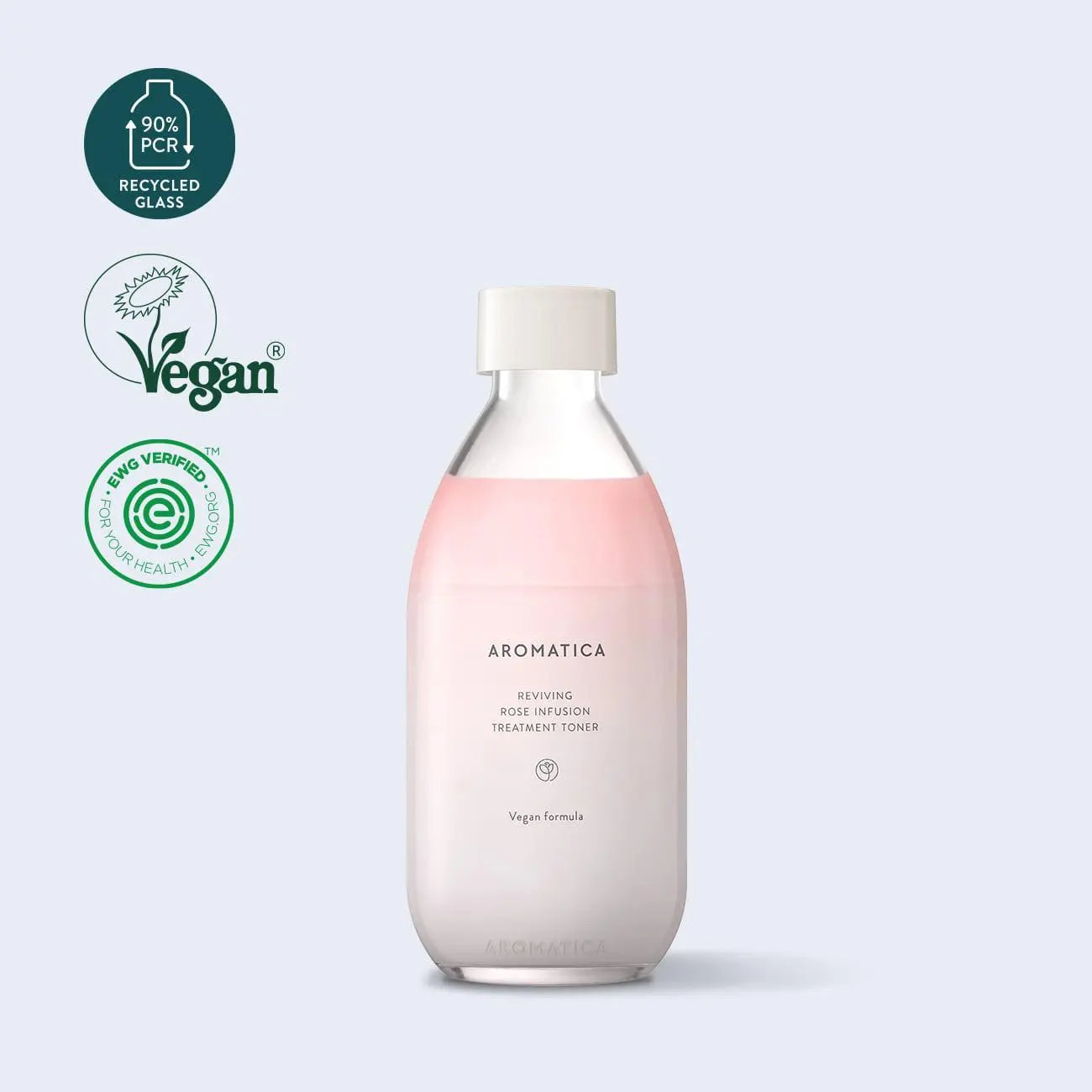 [Aromatica] Reviving Rose Infusion Treatment Toner 200ml - Enrapturecosmetics