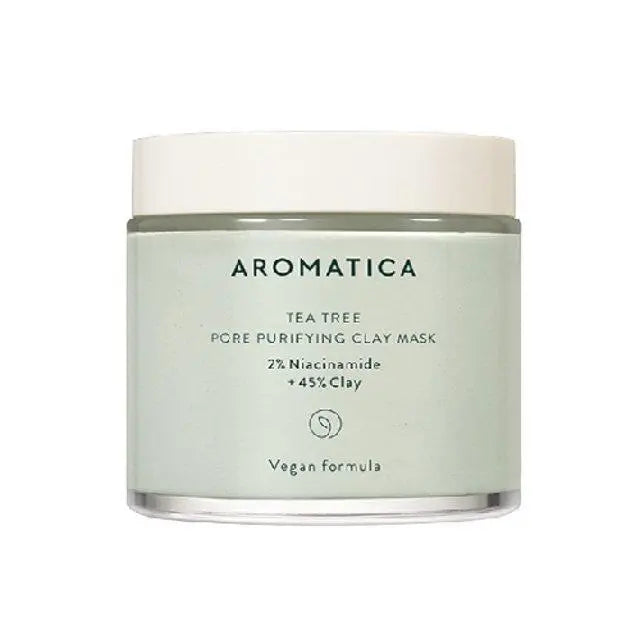 [Aromatica] Tea tree Pore Purifying Clay Mask 120g - Enrapturecosmetics