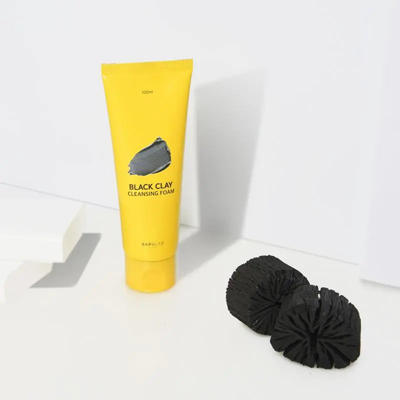 [BARULAB]  BLACK CLAY  CLEANSING FOAM 100ml - Enrapturecosmetics