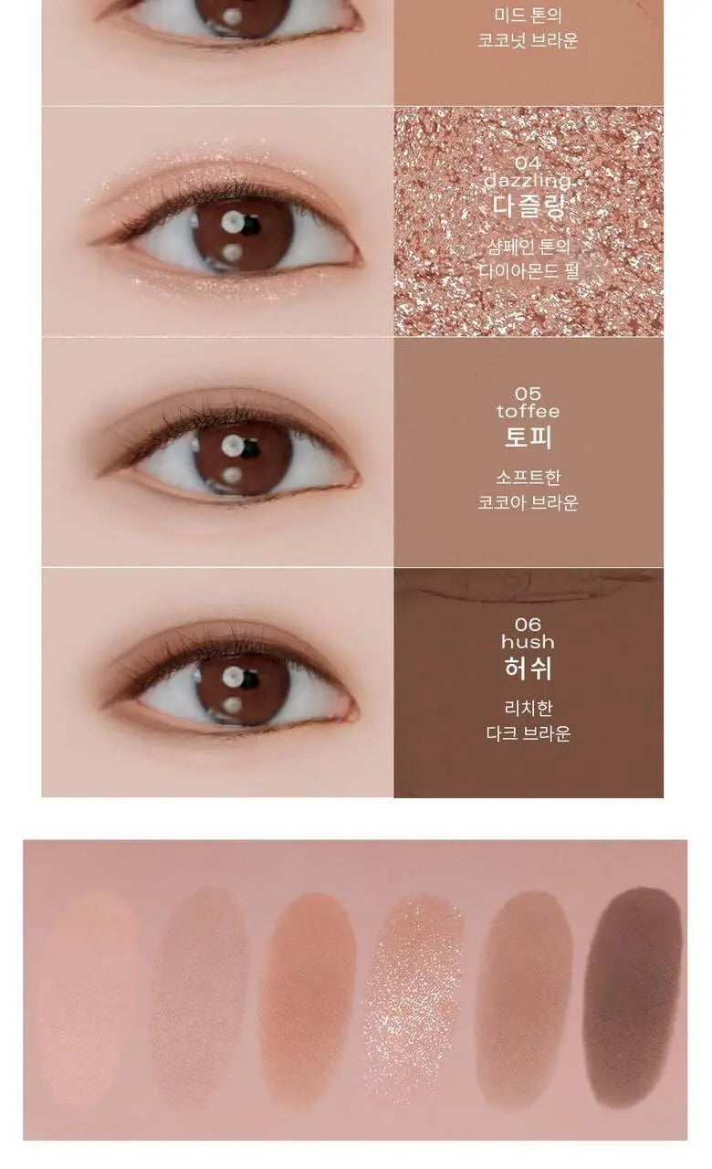 [BBIA] Ready To Wear Eye Palette - #2 Mood Blush - Enrapturecosmetics